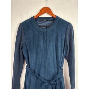 Halston Women’s Vintage Blue Shirt Jacket Size 4